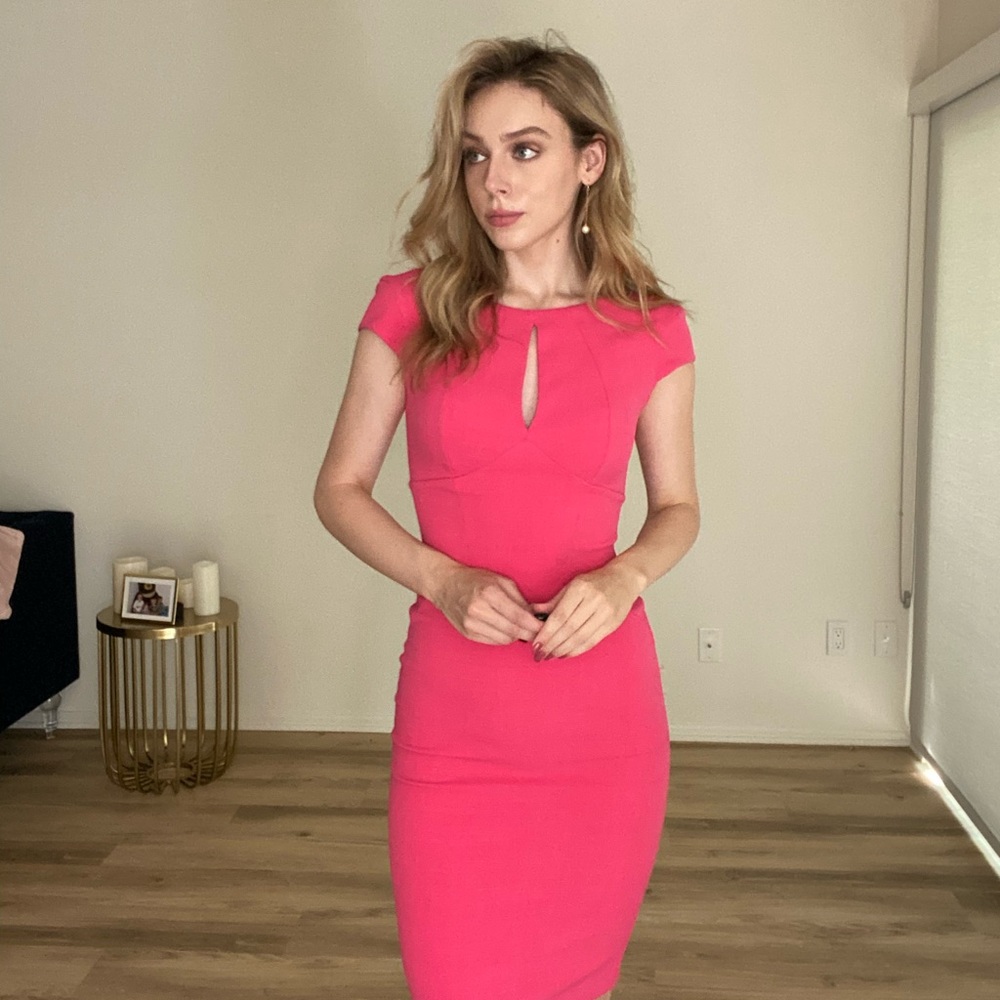 Hybrid Fashion Classy Fuschia Dress